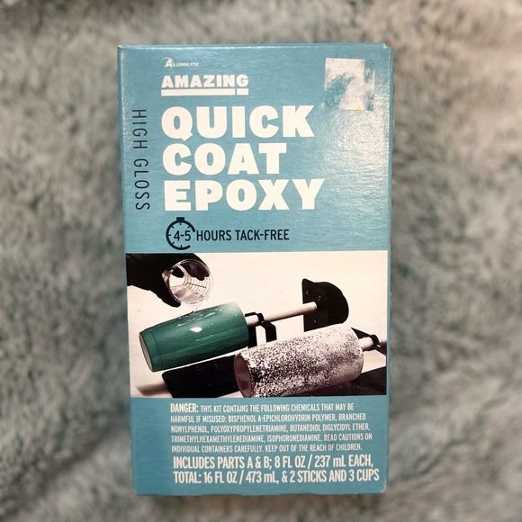 ALUMILITE AMAZING QUICK COAT EPOXY 4-5 HOURS TACK-FREE HIGH GLOSS EPOXY - Picture 1 of 4